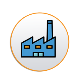 Manufacturing & Distribution Icon