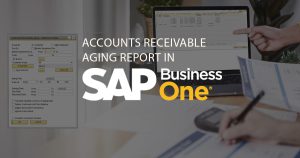 Accunts receivable aging report i Sap Business One