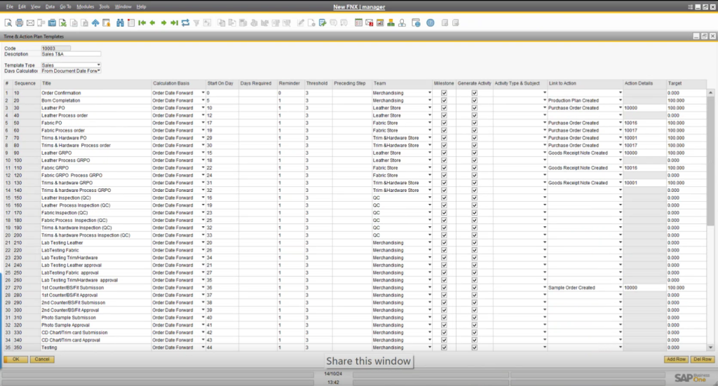 Time & Action Plan Templates