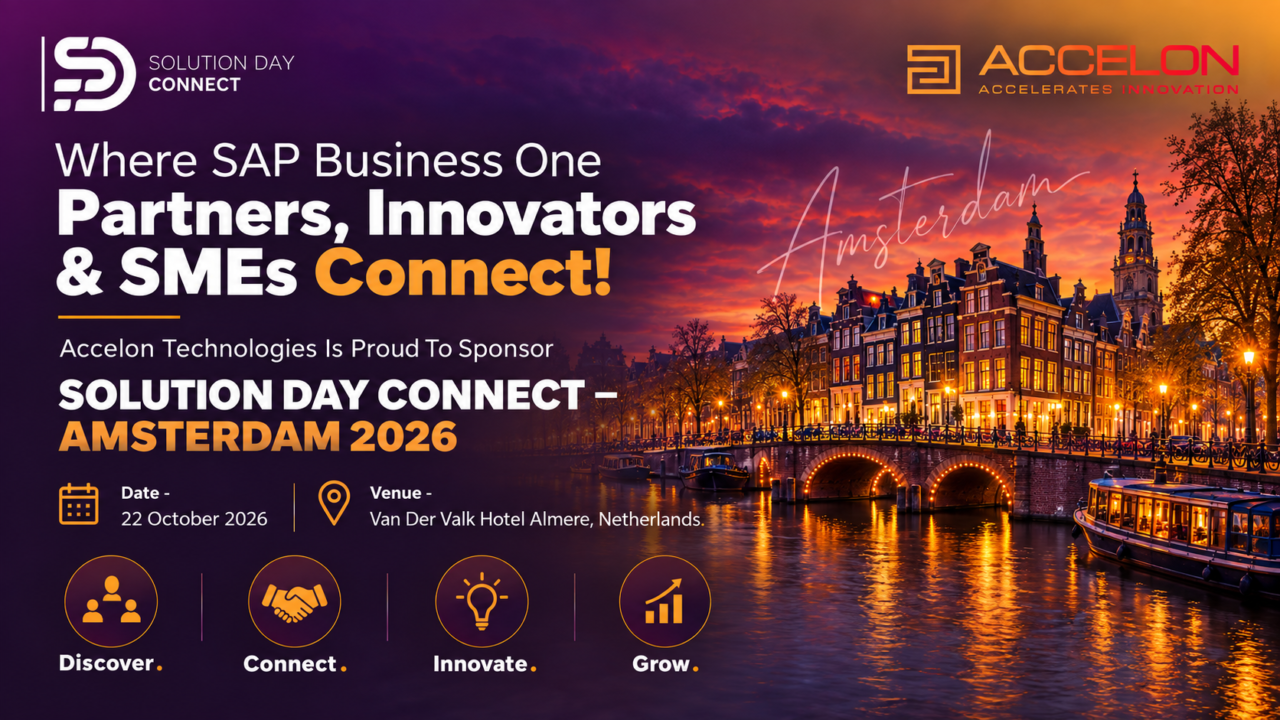 Meet Accelon at Solution Day Connect – Amsterdam