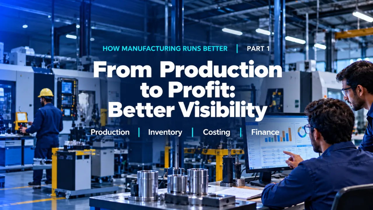 How Manufacturers Can Get Better Visibility from Production to Profit