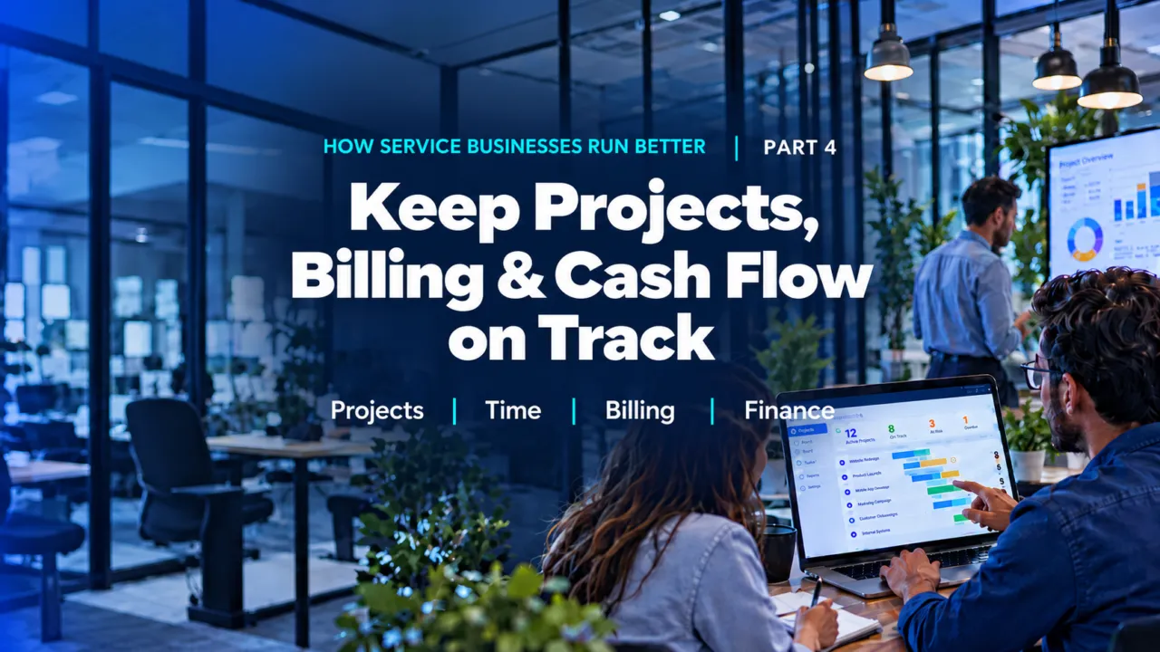 How Professional Service Businesses Can Keep Projects, Billing and Cash Flow on Track